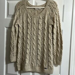 Abercrombie and Fitch Long Sleeve Cutout Sweater Size Large